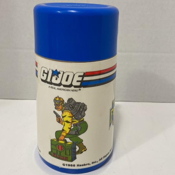 1988 G.I.JOE LUNCH BOX WITH THERMOS - Picture 11 of 16